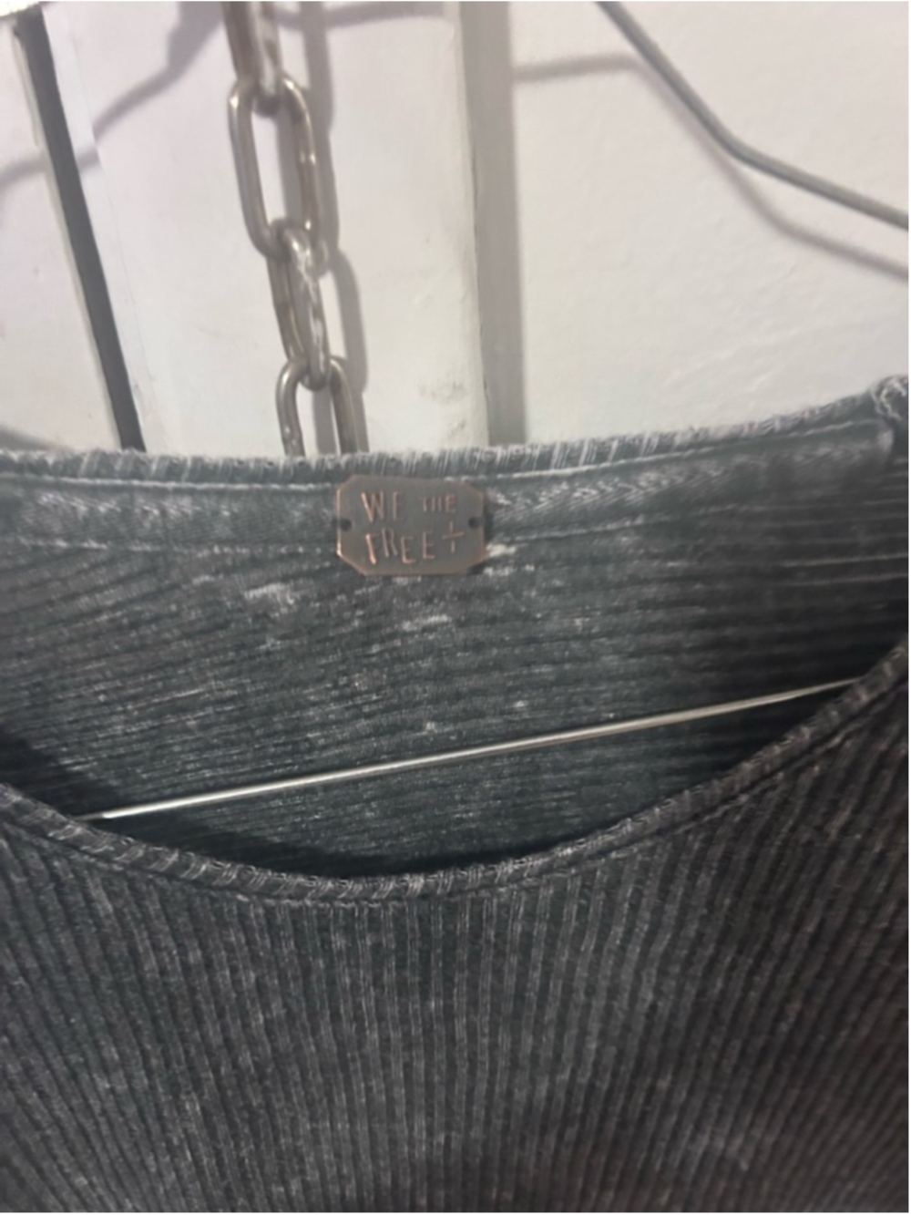 We The Free Women's Ribbed Scoop Neck Sweater - Charcoal size S
#53 - Picture 4 of 5